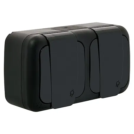 Ibelec Viko Enchufe doble para estancias con humedad
