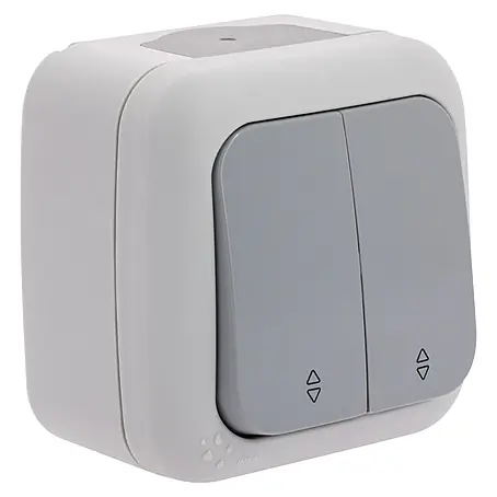 Ibelec Viko Conmutador doble para estancias con humedad