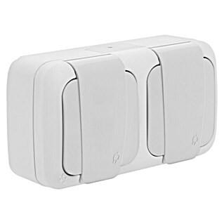 Ibelec Viko Combinación de interruptores para estancias con humedad (Blanco, Plástico, 16 A, En pared)