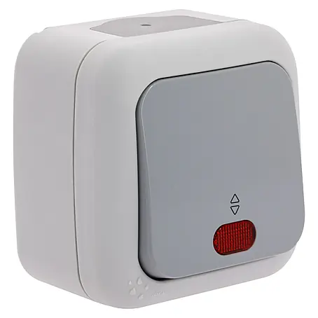 Ibelec Viko Conmutador con luz para estancias con humedad