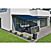 Deyo Limassol Vollkassettenmarkise (Blau, Farbe Gestell: Eisenglimmer matt, Breite: 4 m, Ausfall: 3,5 m) | BAUHAUS