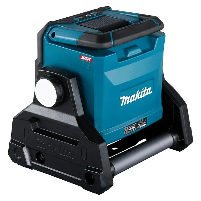 Makita LXT 18V LED-Akkustrahler ML003G - 18 V, Ohne Akku - Akku-Baustellenleuchte ML003G von Makita in Türkis und Schwarz. Flexibel einsetzbare Akku-Lampe mit LED-Technologie für helles Arbeitslicht.