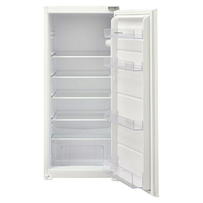 Respekta Einbaukühlschrank KS1220Nutzinhalt Gesamt: 200 l, 54 x 54,5 x 122 cm, Weiß Front View