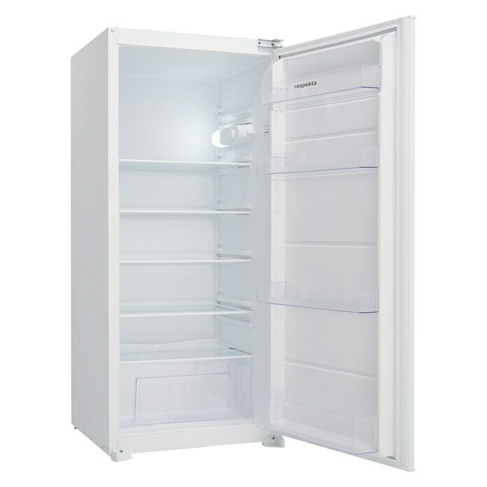 Respekta Einbaukühlschrank KS1220Nutzinhalt Gesamt: 200 l, 54 x 54,5 x 122 cm, Weiß Diagonal View