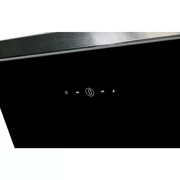 Respekta Schräghaube Skala - Breite: 89,5 cm, Max. Gebläseleistung Abluftbetrieb: 490,6 m³/h, Schwarz - Detailaufnahme