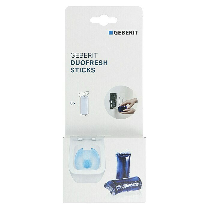 Geberit WC-Reiniger Duofresh Sticks8 Stk., Geberit Unterputz-Spülkasten Front View