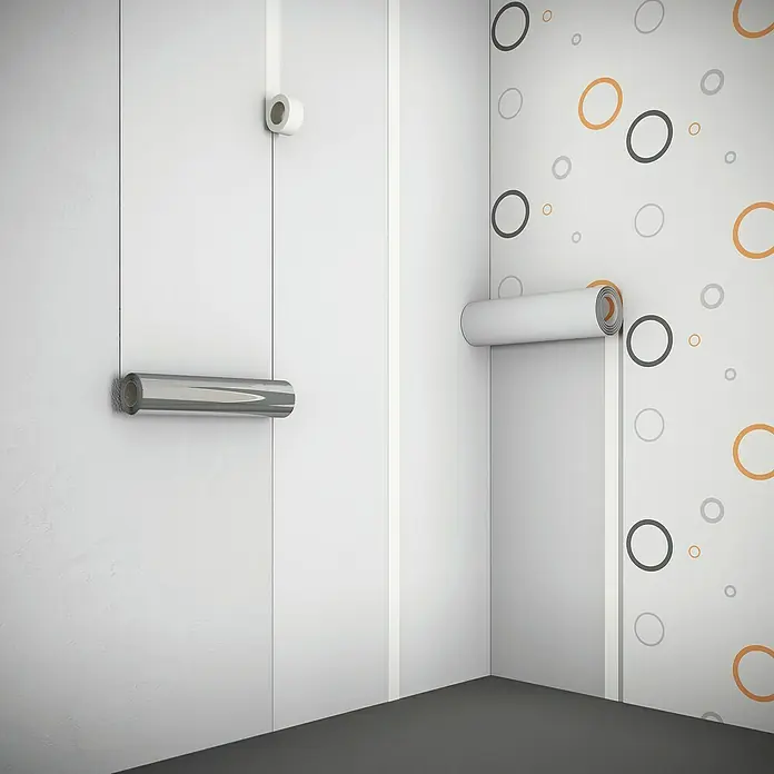 Nmc Noma Tapetenisolierfolie noma®alu - 5 x 0,5 m, Aluminium, Stärke: 0,07 mm - Einladende Inneneinrichtung mit auffälligen Akzenten.