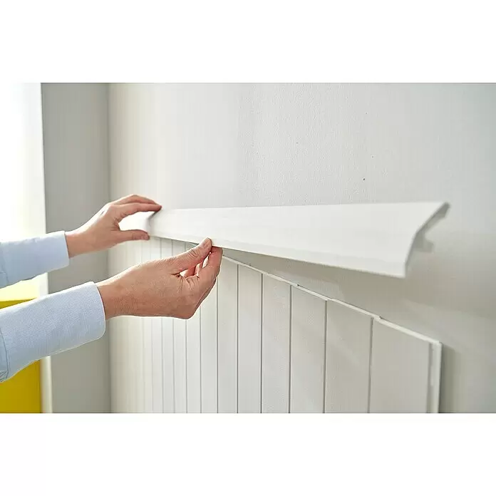 Nmc Decoflair Zierprofil CL13 - L x B x H: 2 m x 18 mm x 55 mm, Hochverdichtetes extrudiertes Polymer (HDPS) - Anwendungsbeispiel