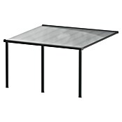 Gardendreams Terrassenüberdachung Compact Line (B x T: 424 x 300 cm, Anthrazitgrau, Polycarbonat, Transparent) | BAUHAUS