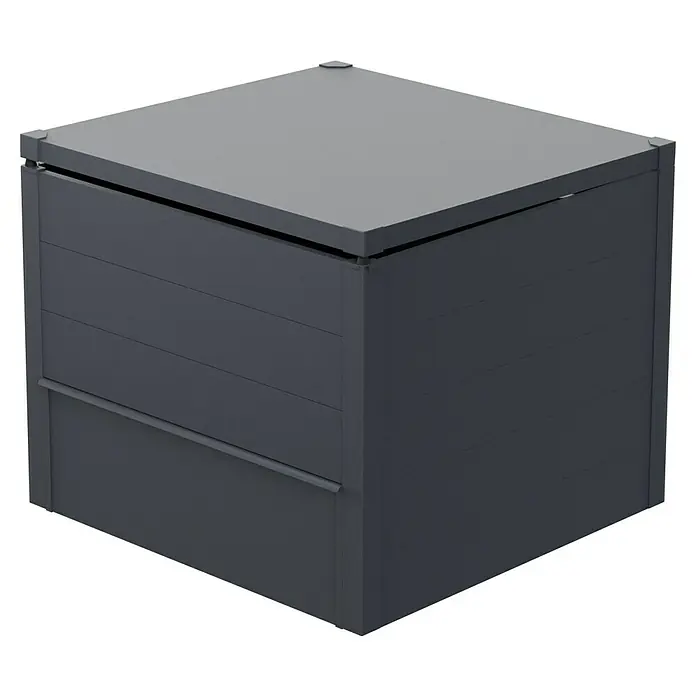 Gardol Komposter - 830 l, 100 x 100 x 83 cm - Grauer Pflanzkasten aus robustem Material, ideal für Garten, Terrasse oder Balkon. Vielseitig und langlebig für Ihre Pflanzenpracht.