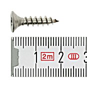 Profi Depot Spanplattenschraube A2 (Durchmesser: 4,5 mm, Länge: 20 mm, Edelstahl, TX für TORX-Antriebe, Vollgewinde, 200 Stk.)