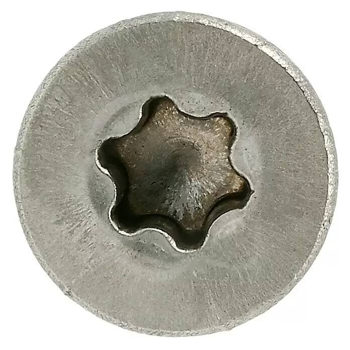 Profi Depot Spanplattenschraube A2 - Durchmesser: 4,5 mm, Länge: 25 mm, Edelstahl, TX für TORX-Antriebe, Vollgewinde, 200 Stk. - Detailaufnahme