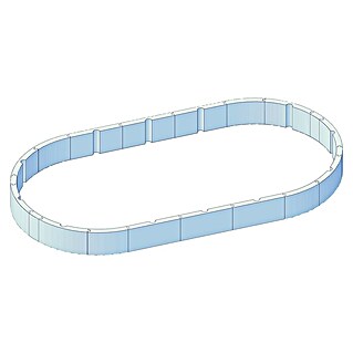 KWAD Pool-Isolationsset Protector T 60 (Passend für: KWAD Stahlwandbecken, B x L: 3,6 x 4,9 m, Form: Oval)