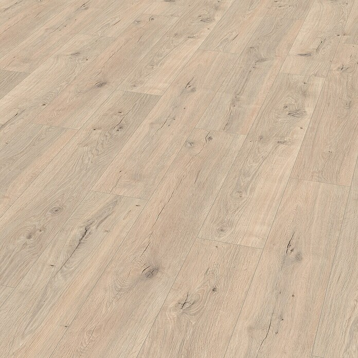 Laminat Cantaris Natural hrast  (1.292 x 193 x 7 mm, Rustikalni pod, Natural) | BAUHAUS