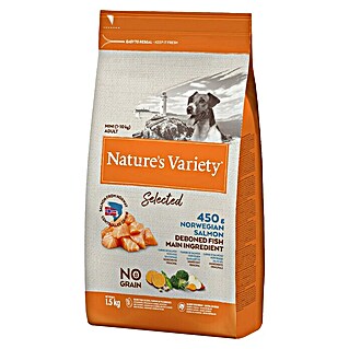 Nature's Variety Pienso seco para perros Selected Adult Mini (1,5 kg, Salmón)