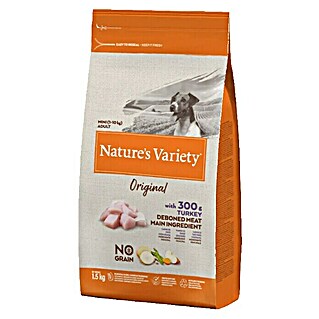 Nature's Variety Pienso seco para perros Original Adult Mini (1,5 kg, Pavo)