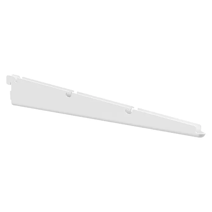 Elfa Classic by Elfa Träger Click-in - L x B x H: 40 x 1,3 x 5,5 cm, Farbe: Weiß - Weiße Regalkonsole für eine stabile und flexible Wandmontage von Regalböden, ideal für Wohn- und Geschäftsräume.