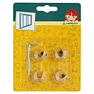 Arregui Cierre de seguridad para ventanas correderas (L x An x Al: 280 x 280 x 150 mm)