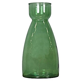 Glasvase Recyceltes Glas (Ø x H: 21,5 x 43,5 cm, Grün)