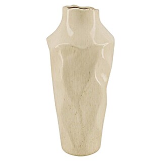 Vase (Ø x H: 15,5 x 35 cm, Keramik, Weiß)