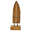 Dekofigur Blatt Teakholz (L x B x H: 12 x 18 x 48 cm, Natur, Holz) | BAUHAUS