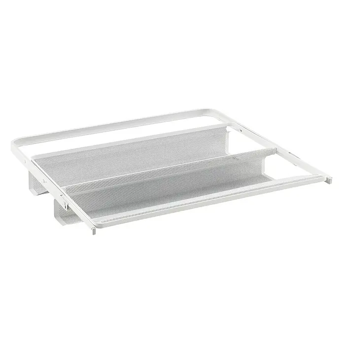 Elfa Classic by Elfa Schuhauszug Gitter - L x B x H: 40 x 60 x 9,6 cm, Weiß, Regalsystem Classic by Elfa - Eine weiße, perforierte Ablage für Schreibtische, ideal zur Organisation von Dokumenten und Büromaterialien. Das minimalistische Design passt zu jedem Arbeitsplatz.