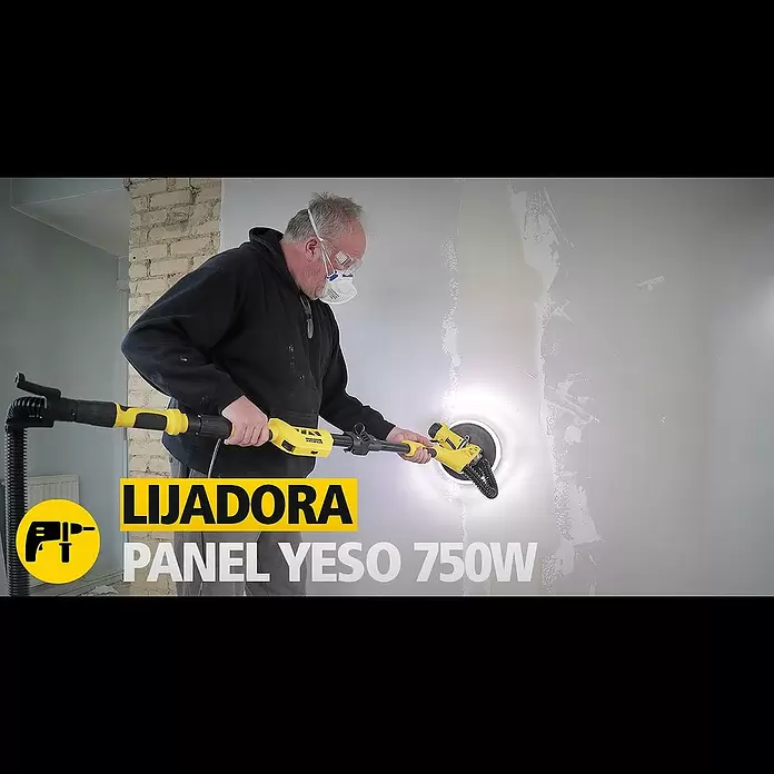 Stanley FatMax Lijadora de pared y techo SFMEE500S-QS - 750 W, Diámetro disco de lija: 225 mm - Lijadora Panel Yeso750W I STANLEY FATMAX