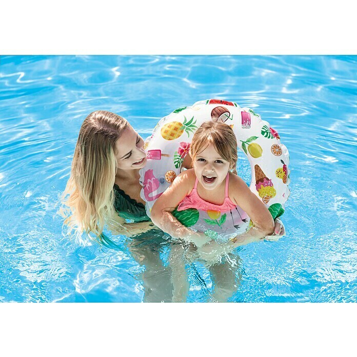 Intex Schwimmring Lively PrintDurchmesser: 61 cm, Bunt Use Shot