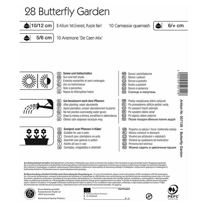 Kiepenkerl Sommerblumenzwiebel-Mix Butterfly Garden (28 Stk.) | BAUHAUS