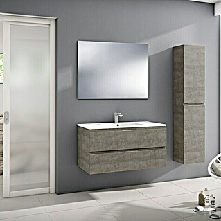 Conjunto de mueble de baño Módena (Nebraska gris, 3 pzs.)