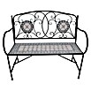 Sitzbank Mosaik (L x B x H: 106 x 41 x 94,5 cm, Grau) | BAUHAUS