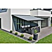 Deyo Limassol Vollkassettenmarkise (Hellgrau, Farbe Gestell: Eisenglimmer matt, Breite: 4 m, Ausfall: 3,5 m) | BAUHAUS