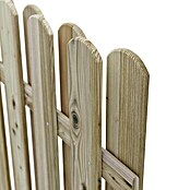 T & J Sichtschutzelement Lieke (B x H: 180 x 180 cm, Gerade, Braun) | BAUHAUS