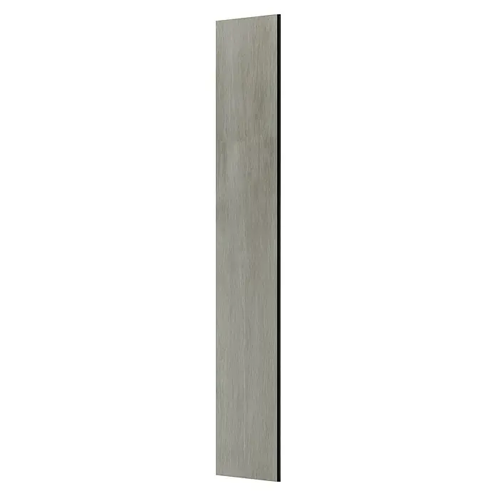 T & J Sichtschutzelement Elze - B x H: 179 x 30 cm, Beige - Eine graue Fliese mit matter Oberfläche und leichter Textur, ideal für moderne Innenräume.