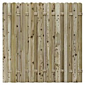 T & J Sichtschutzelement Lieke (B x H: 180 x 180 cm, Gerade, Braun) | BAUHAUS