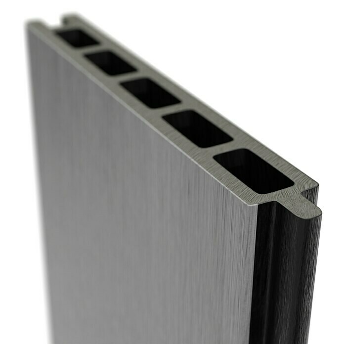 T & J Sichtschutzelement Elskop (B x H: 179 x 15 cm, Grau)