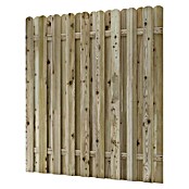 T & J Sichtschutzelement Lieke (B x H: 180 x 180 cm, Gerade, Braun) | BAUHAUS
