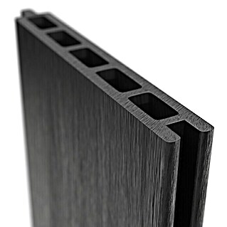 T & J Sichtschutzelement Elskop (B x H: 179 x 15 cm, Anthrazit)