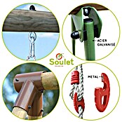 Soulet Doppelschaukel Polo (L x B x H: 30,7 x 18,9 x 22,2 cm, Holz) | BAUHAUS