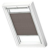 Velux Dachfensterplissee FHL SK08 1276S (Farbe: Mokka gepunktet - 1276S, Farbe Schiene: Aluminium, Manuell) | BAUHAUS