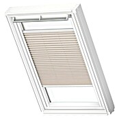 Velux Dachfensterplissee FHL CK02 1275SWL (Farbe: Leinen - 1275SWL, Farbe Schiene: Weiß, Manuell) | BAUHAUS