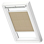 Velux Dachfensterplissee FHL U04 1277SWL (Farbe: Sandbeige - 1277SWL, Farbe Schiene: Weiß, Manuell) | BAUHAUS