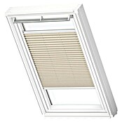 Velux Dachfensterplissee FHL M08 1283SWL (Farbe: Champagner - 1283SWL, Farbe Schiene: Weiß, Manuell) | BAUHAUS