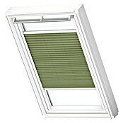 Velux Dachfensterplissee FHL MK10 1280SWL (Farbe: Moosgrün - 1280SWL, Farbe Schiene: Weiß, Manuell) | BAUHAUS