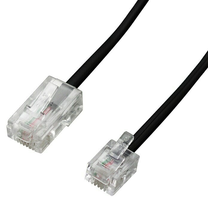 Schwaiger Anschlusskabel Modem6 m, RJ45-Stecker Front View