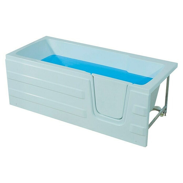 Sanotechnik Badewanne (170 x 76 cm, Rechtsseitig, Sanitäracryl, Weiß)