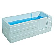 Sanotechnik Badewanne (170 x 76 cm, Rechtsseitig, Sanitäracryl, Weiß)