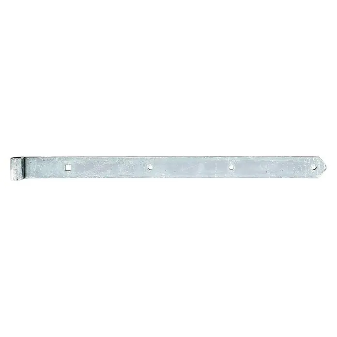 Stabilit ScharnierB x H: 700 x 45 mm, Stahl, Innendurchmesser Rolle: 16 mm - Metallbandbeschlag mit mehreren Befestigungslöchern für sicheren Halt. Ideal für schwere Türen und Tore.
