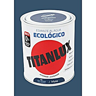Titanlux Esmalte de color Eco (Azul océano, 750 ml, Mate)