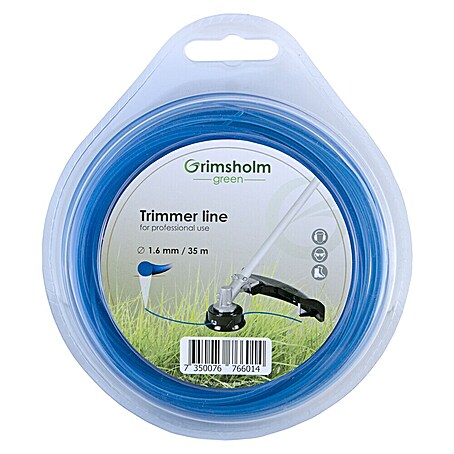 Grimsholm Green Trimmerfaden (Fadenlänge: 35 m, Fadenstärke: 1,6 mm, Rund)
